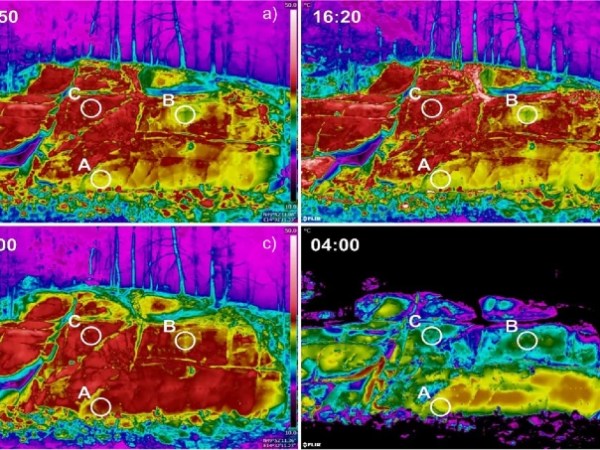 Infrared thermography reveals weathering hotspots at the Požáry field&nbsp;laboratory